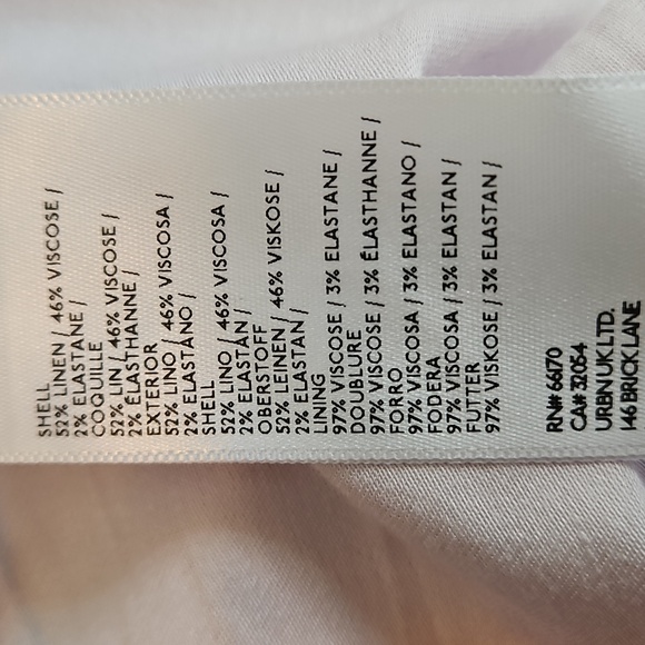 Anthropologie The Ophelia Sleeveless Linen Slim Mini Dress by Maeve - Picture 10 of 10